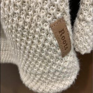 Roots oversized knit hoodie